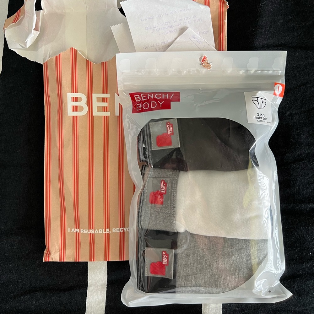 BENCH/ Body 3-IN-1 Mens Hipster Briefs